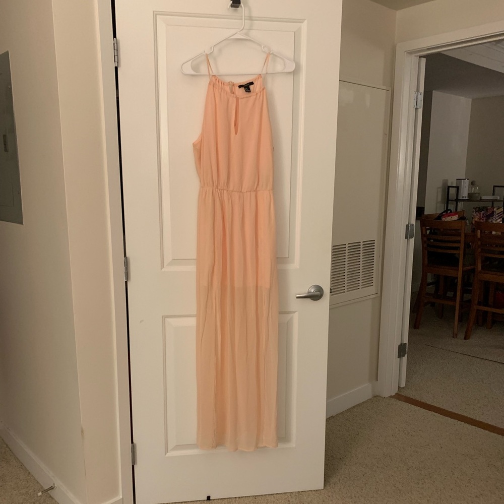 Peach Maxi Dress